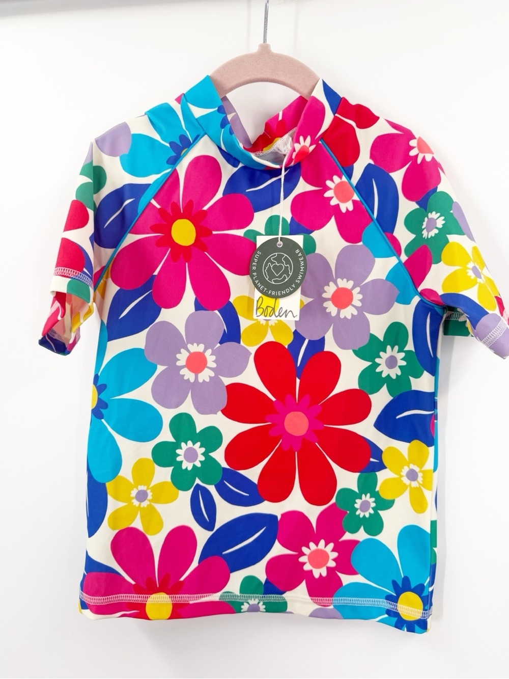 Mini Boden Floral Rashguard